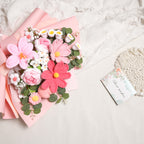 Crochet Flowers Bouquet - Pink Premium