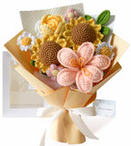 HANDMADE SUNFLOWER CROCHET BOUQUET
