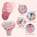 Crochet Flowers Bouquet - Pink Rose