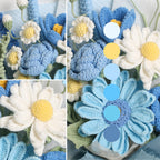 Premium Crochet Lily Flower Bouquet (Blue)