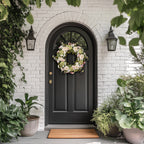 Peony Wreath - Floral Artificial Wreath - Green 23"