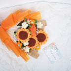 Sunflowers Crochet Bouquet - Orange