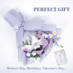 Lily & Rose Crochet Bouquet - Purple