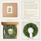 21'' Boxwood Wreath