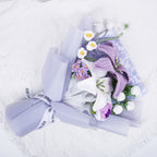 Lily & Rose Crochet Bouquet - Purple