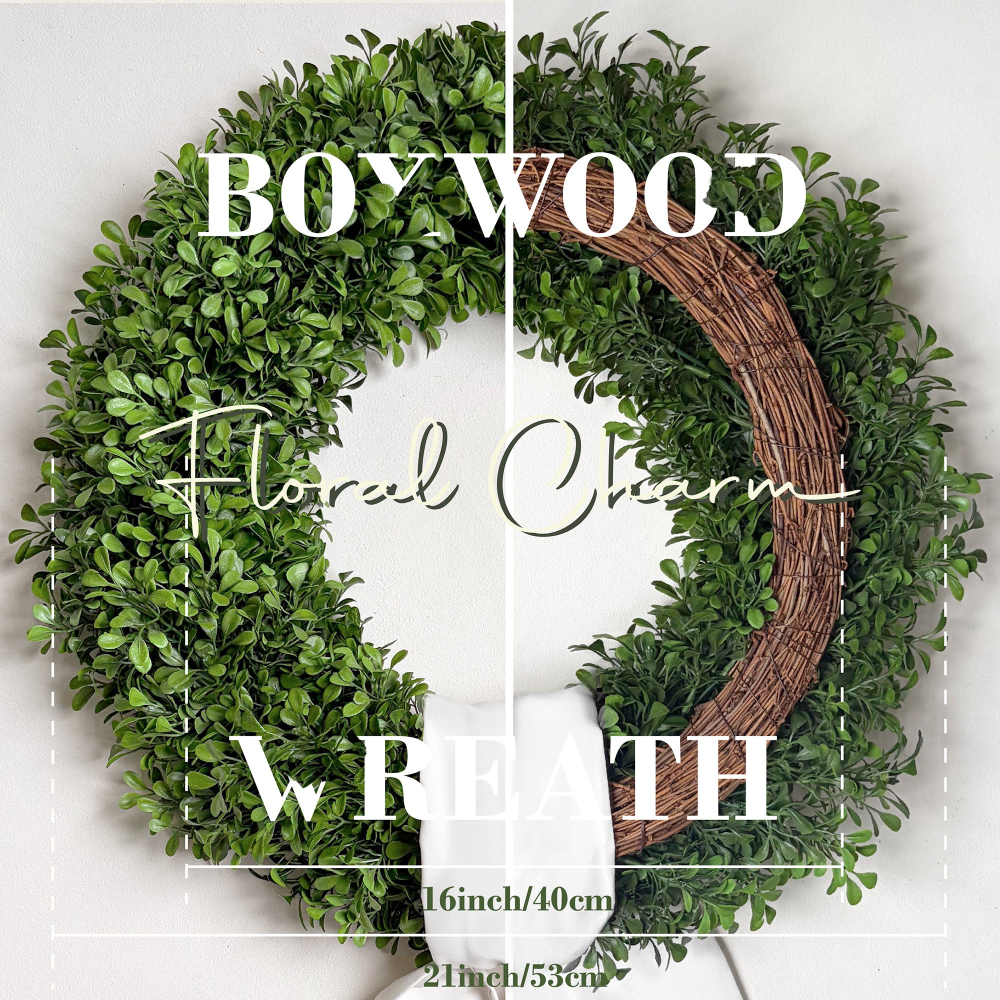 21'' Boxwood Wreath